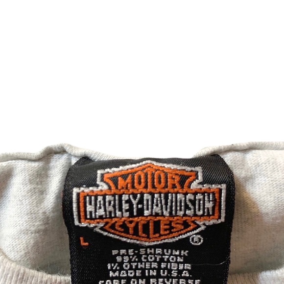 Vintage Harley Davidson Shirt / Eagle Hawaii Tee Shirt Large L Y2K - Picture 5 of 15